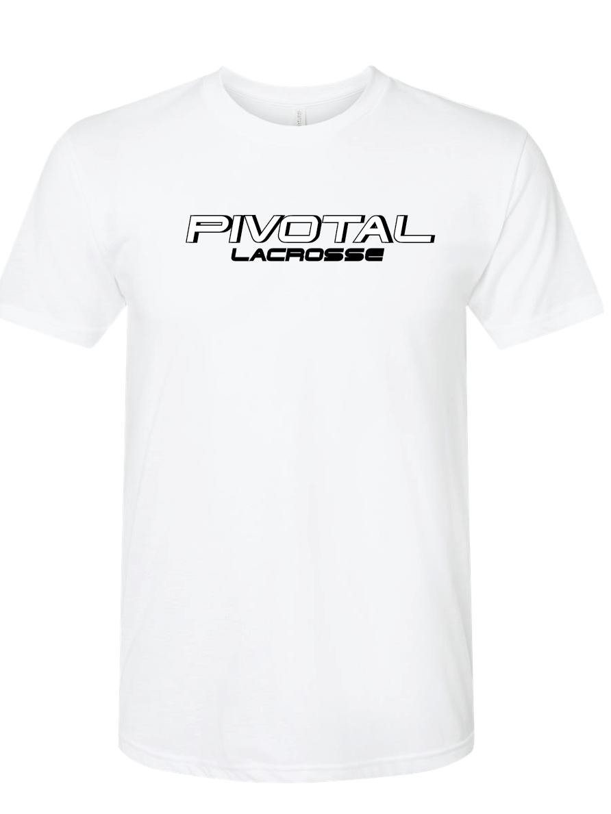 White Pivotal Text T-Shirt Main Image